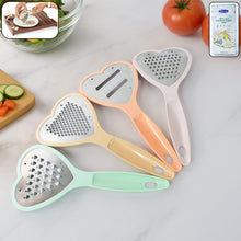 Heart Grater Set and Heart Grater Slicer Used for Grating and Slicing of Fruits, vegetables - justgrabit.in | Just Grab It