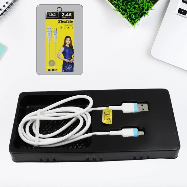 JK 2.4A Fast Charging for android & Data Transfer (1 Pc) - justgrabit.in | Just Grab It