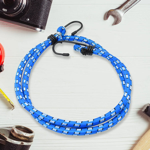 Nylon Elastic Tying Rope with Hooks (1 Pc / 1 Mtr.) - justgrabit.in | Just Grab It