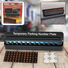Temporary Car Parking Mobile Number Display with Magnetic Numbers Stickers,Car Parking Magnetic Mobile/Telephone Number Plate (1Pc)   - Justgrabit Inc.