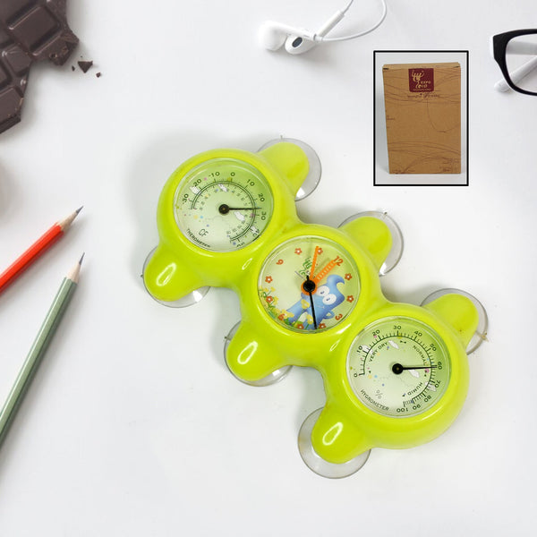Plastic 3 in 1 Precision Desktop Clock (1 Pc) - justgrabit.in | Just Grab It
