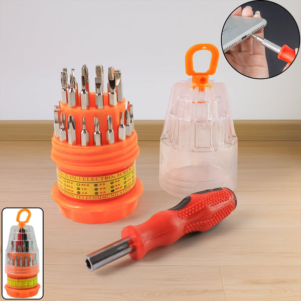 31in1 Magnetic Screwdriver Set with 30 Bits Professional Tool Kit (4 Pc Set) - justgrabit.in | Just Grab It