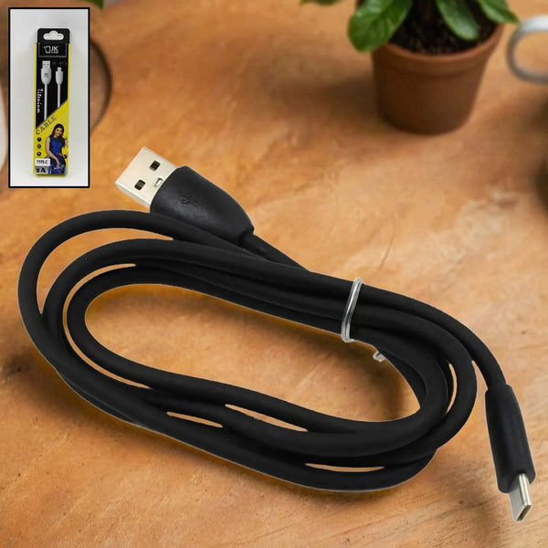 JK 2A Type C data cable Fast Charging, Data Transfer Cable (1 Pc) - justgrabit.in | Just Grab It