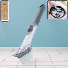 Dish Cleaning Brush with Built - in Liquid Soap Dispenser (1 Pc) - justgrabit.in | Just Grab It