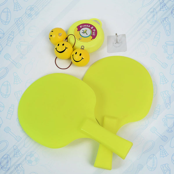 Hanging Table Tennis Trainer Set with Three Ball (1 Set) - justgrabit.in | Just Grab It