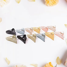 Triangle Shape Mix Color Plastic Hair Claw Clip – 1 Pc Durable Grip for Women and Girls - Justgrabit Inc.