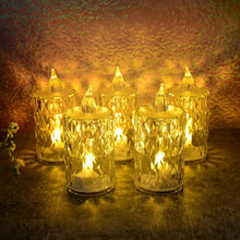 LED Crystal Effect Flameless Candle Light Set (5 Pc) - Justgrabit Inc.