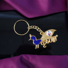 Premium Krishna - Themed Decorative Metal Keychain - justgrabit.in | Just Grab It