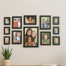 Premium Black Photo Frame Set 12 Pcs Wall Hanging Gallery Frames - justgrabit.in | Just Grab It