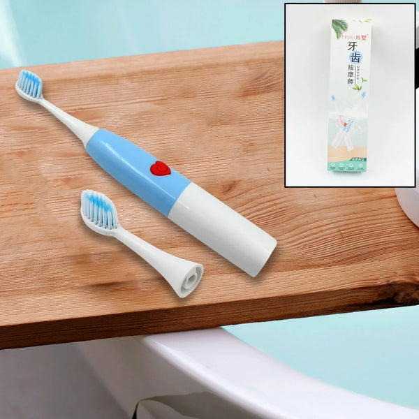 Electric Toothbrush Battery Operate For Home & Travelling Use (1 Pc) - justgrabit.in | Just Grab It