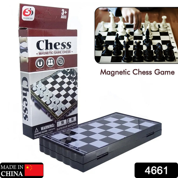 Magnetic Chess Board 5×5 inch with Folding Set for Kids & Adults - justgrabit.in | Just Grab It