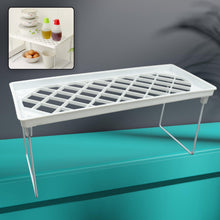Folding Storage Organizer Stack Shelf Rack (1 Pc) - justgrabit.in | Just Grab It