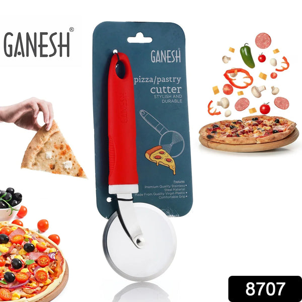 Ganesh GANESH PIZZA / PASTRY CUTTER Wheel Pizza Cutter (Stainless Steel) - Justgrabit Inc.