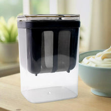 2 in 1 Yogurt Strainer with Storage Box – 1100ml (Plastic + Steel) - Justgrabit Inc.