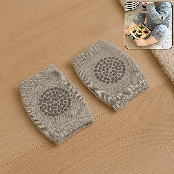 Grey Toddler Wool Knit Leg Warmer (Knee Guard) - justgrabit.in | Just Grab It