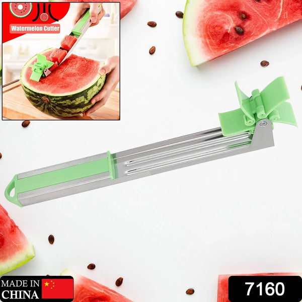 Stainless Steel Washable Watermelon Cutter – Windmill Slicer & Peeler - Justgrabit Inc.