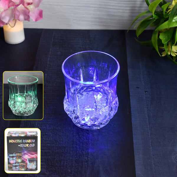 LED Light - up Cup Water Inductive Rainbow Color Changing LED (1 Pc) - justgrabit.in | Just Grab It