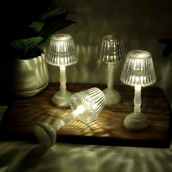 LED Crystal Table Lamps (4 Pc) - justgrabit.in | Just Grab It