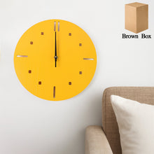 Modern Round Wall Clock Stylish and Silent Non - Ticking Decorative Timepiece (1 Pc) - justgrabit.in | Just Grab It