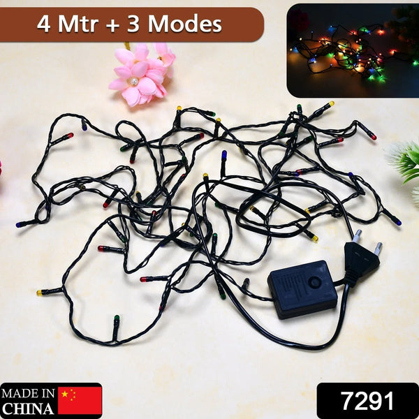 4 Meter Festival Decoration LED String Light in Multicolor - justgrabit.in | Just Grab It