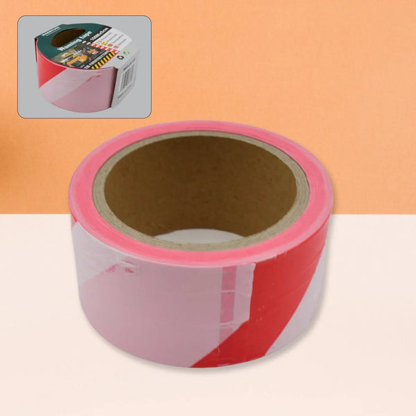 Safety Warning Tape, Construction Barrier Tape Non - Adhesive (100Mx5CM) - justgrabit.in | Just Grab It