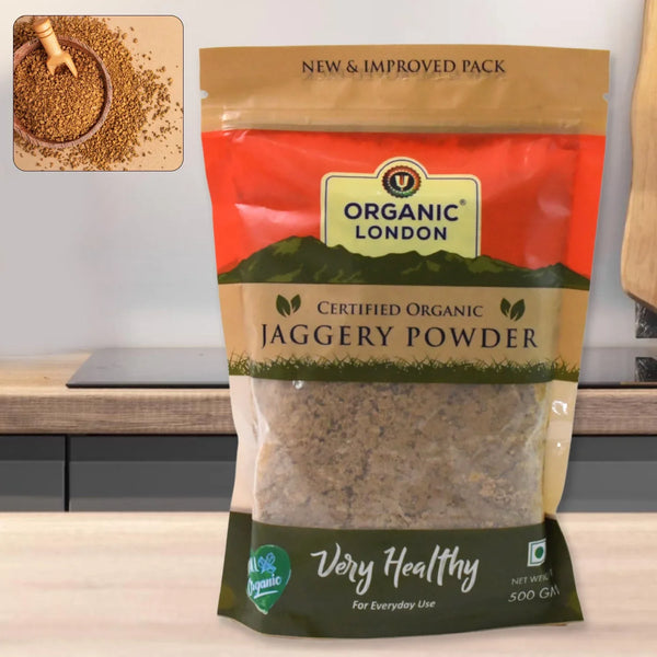 Organic Jaggery Powder 500 Gm - Justgrabit Inc.