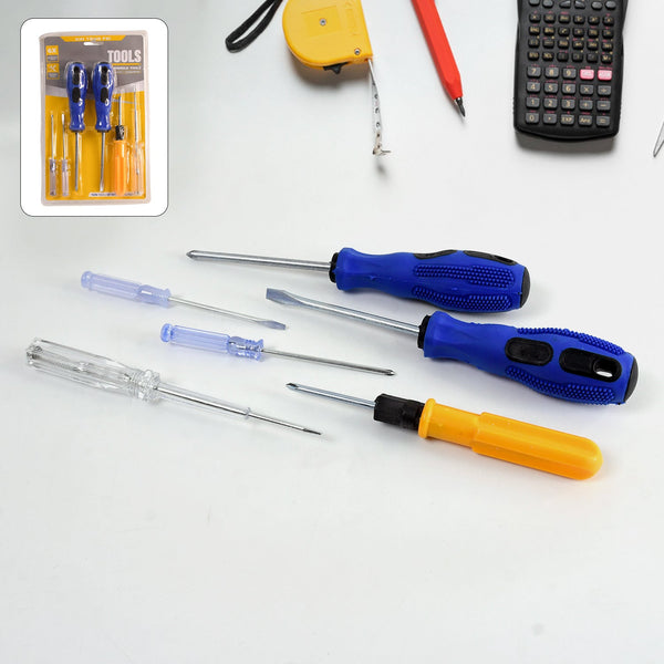 6 - in - 1 Multi Screwdriver Hand Tool Kit Set - justgrabit.in | Just Grab It
