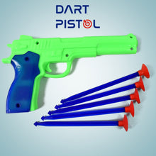 Medium Size Plastic 1 Gun with 5 Soft Suction Dart Bullets (1 Set) - justgrabit.in | Just Grab It