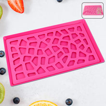 Plastic Kitchen Tray with Modern Hollow Design (40x25 cm) - justgrabit.in | Just Grab It