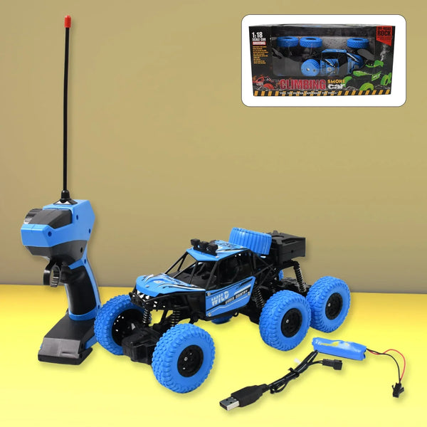 Rock Climber Car, 8 Wheels Climbing Car (1 Pc / Remote Battery Not Included) - Justgrabit Inc.