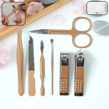 7 in 1 Premium Manicure Pedicure Grooming Kit (Mix Design) - justgrabit.in | Just Grab It