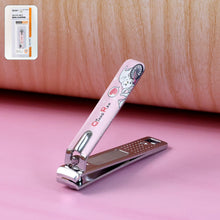 Cute Nail Clipper with Nail Catcher, Nail File - Stainless Steel (1 Pc) - justgrabit.in | Just Grab It