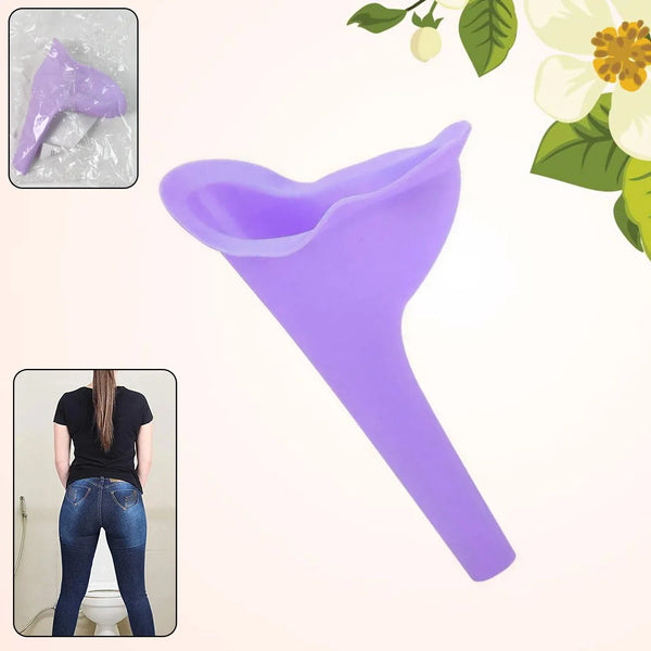 Stand And Pee Reusable Portable Urinal Funnel For Women - Justgrabit Inc.