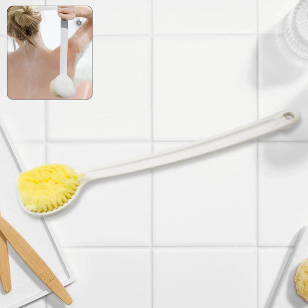 Body Back Scrubber Brush Long Handle (1 Pc / 40 CM) - justgrabit.in | Just Grab It