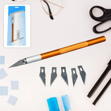 Precision Electronic Spices Hand Repair Cutting Knife with 5 Extra Sharp Blade (1 Set) - justgrabit.in | Just Grab It
