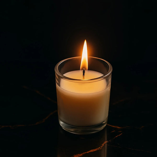 In'lief Scented Votive Jar Candle in Glass / Sweet Dreams Soy Blend Candle (50 Gm) - justgrabit.in | Just Grab It