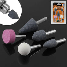 Abrasive Mounted Stone Grinding Wheel Head Grinding Burr Wheel Rotary Tools Set 5 Pcs - justgrabit.in | Just Grab It