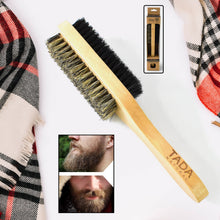 2 in 1 Dual Side Hair Bristle Beard Brush for Men Beard Comb (1 Pc) - justgrabit.in | Just Grab It