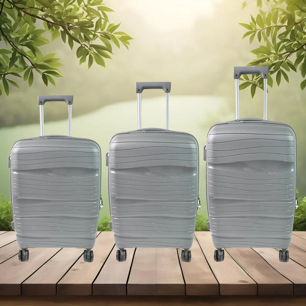 Big 3 in 1 Luggage with Wheels Travel suitcases Set (3 Pcs Set / Different Size) - justgrabit.in | Just Grab It