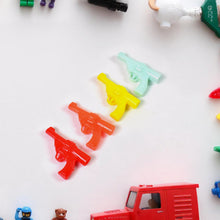 Gun Shape Pencil Top For Kids Office, Small Gun Toy (1 Pc / Mix Colour & Design) - justgrabit.in | Just Grab It