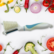 Multipurpose Peeler Brush – Stainless Steel Peeler with Cleaning Brush (1 Pc) - Justgrabit Inc.
