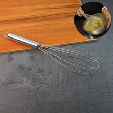 Large Stainless Steel Balloon Whisk Heavy - Duty Kitchen Tool (30cm / 1 Pc) - Justgrabit Inc.