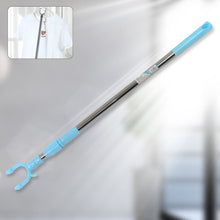 Stainless Steel Telescopic Pole Clothes Hooks Hanger (1 Pc / 1 Mtr.) - justgrabit.in | Just Grab It