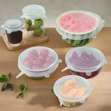 Silicone Food Cover Stretch Lids (6 Pcs Set / 62 Gm) - justgrabit.in | Just Grab It