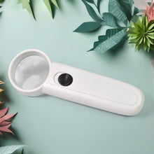 Hand - Held Magnifier with Dual LED Lights (1 Pc / 37MM / Battery not included) - justgrabit.in | Just Grab It