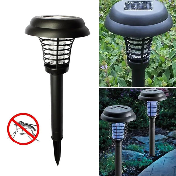 Garden Lighting UV LED Solar Powered LED Mosquito Trap / Bug Zapper (2 Pc) - justgrabit.in | Just Grab It