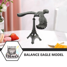 Balancing Bird Metal Eiffel Tower Statue Balance Eagle Toy (1 Set) - justgrabit.in | Just Grab It