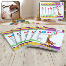 Kids Animal Theme Colouring Book Set ( 5 Pc / Mix Color Books) - justgrabit.in | Just Grab It