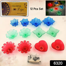 Magical Reflection Diya Set with 6 Attractive Design Cup Set Of 12 Pieces, Diwali - Justgrabit Inc.