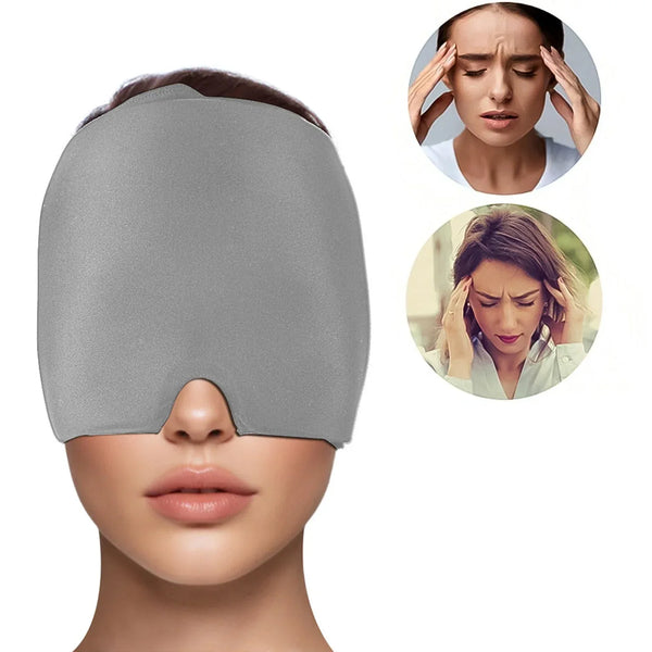 Headache Relief Hat Migraine Cap (1 Pc / Grey Color) - justgrabit.in | Just Grab It